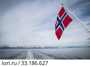 Norwegian flag. Стоковое фото, фотограф Mihai Barbu / PantherMedia / Фотобанк Лори