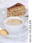 fresh coffee and cake tart dessert,dessert. Стоковое фото, фотограф Markus Mainka / PantherMedia / Фотобанк Лори