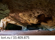 Cyclops Cave. Ammochostos (Famagusta) District. Cyprus (2018 год). Стоковое фото, фотограф Сергей Пристяжнюк (Serg Zastavkin) / Фотобанк Лори