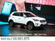 Hyundai Creta (2016 год). Редакционное фото, фотограф Art Konovalov / Фотобанк Лори