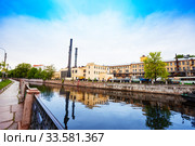 River Moyka and Admiralty Shipyard st. Petersburg (2016 год). Стоковое фото, фотограф Сергей Новиков / Фотобанк Лори