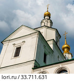 Храм Святых отцов семи Вселенских соборов. Данилов монастырь. Москва (2019 год). Стоковое фото, фотограф Александр Щепин / Фотобанк Лори