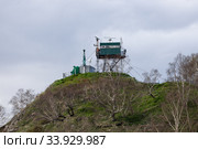 Пост пограничного контроля (2020 год). Стоковое фото, фотограф Алексей Шматков / Фотобанк Лори