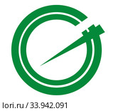 Герб поселка Самукава. Префектура Канагава. Япония. Стоковая иллюстрация, иллюстратор Владимир Макеев / Фотобанк Лори