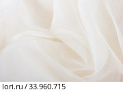 chiffon fabric background texture. Стоковое фото, фотограф Nataliia Zhekova / Фотобанк Лори