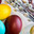 Easter colorful painted eggs and a sprig of willow. Стоковое фото, фотограф irisff / Фотобанк Лори