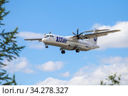 UTair ATR-72 (2020 год). Редакционное фото, фотограф Art Konovalov / Фотобанк Лори