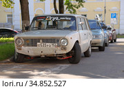 Дрифт-корч из ВАЗ-2102 (2020 год). Редакционное фото, фотограф Ельцов Владимир / Фотобанк Лори