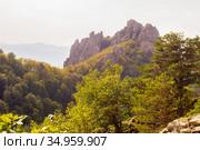 Гора Индюк, Краснодарский край, Туапсинский район. Стоковое фото, фотограф Алексей Букреев / Фотобанк Лори
