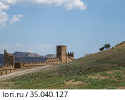 Castle on the rocky mountain (2020 год). Редакционное фото, фотограф Антон Соваренко / Фотобанк Лори