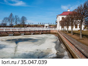 Секторный пруд у дворца Марли. Петергоф (2011 год). Редакционное фото, фотограф Александр Щепин / Фотобанк Лори