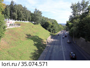 Вал Мономаха и улица Муромская, город Владимир (2020 год). Редакционное фото, фотограф Светлана Ясинская / Фотобанк Лори