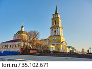 Город Пермь, Спасо-Преображенский кафедральный собор. Пермская государственная, художественная галерея (2020 год). Редакционное фото, фотограф Юрий Карачев / Фотобанк Лори