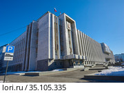Город Пермь Здание Правительства Пермского края и администрации губернатора Пермского края (2020 год). Редакционное фото, фотограф Юрий Карачев / Фотобанк Лори