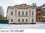 Дом врача Филатова. Ржев, Тверская область (2021 год). Редакционное фото, фотограф Сергей Афанасьев / Фотобанк Лори