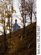 Курорт Красноусольск. Церковь Табынской иконы Божией Матери. Krasnousolsk Resort. Church of the Tabyn icon Of the mother of God. (2008 год). Редакционное фото, фотограф Евгений Романов / Фотобанк Лори