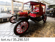 Ford model T Calliope Music Truck, 1916 year. The Museum of Technology of Vadim Zadorozhny. (2020 год). Редакционное фото, фотограф Наталья Волкова / Фотобанк Лори