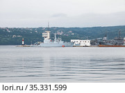 Tripartite-class minehunter number 32 of Bulgarian Navy (2014 год). Редакционное фото, фотограф EugeneSergeev / Фотобанк Лори