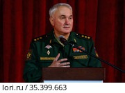 Заместитель Министра обороны РФ, Андрей Картаполов (2021 год). Редакционное фото, фотограф Андрей Дегтярёв / Фотобанк Лори