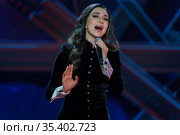Российская эстрадная певица, Зара. (Зарифа Мгоян) (2021 год). Редакционное фото, фотограф Андрей Дегтярёв / Фотобанк Лори
