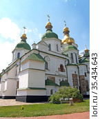 Софийский собор в летний день. Киев, Украина (2007 год). Стоковое фото, фотограф Ирина Борсученко / Фотобанк Лори