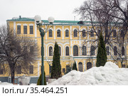 Семинарский домовый храм в честь святых Кирилла и Мефодия. Тамбов (2021 год). Редакционное фото, фотограф Владимир Макеев / Фотобанк Лори