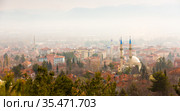 Morning view of Golhisar city in Turkey. Стоковое фото, фотограф Яков Филимонов / Фотобанк Лори