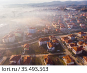Flight over city Golhisar. Turkey. Стоковое фото, фотограф Яков Филимонов / Фотобанк Лори