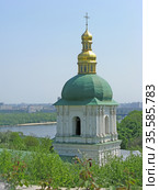 Колокольня на Ближних пещерах. Киево-Печерская лавра. Киев, Украина (2009 год). Стоковое фото, фотограф Ирина Борсученко / Фотобанк Лори