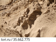 Gran Canaria, amazing sand stone erosion figures in ravines on Punta de las Arenas cape on the western part of the island, also called Playa de Artenara (2021 год). Стоковое фото, фотограф Tamara Kulikova / Фотобанк Лори