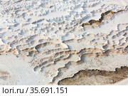 Travertines mountains of Pamukkale in Turkey. Стоковое фото, фотограф Яков Филимонов / Фотобанк Лори