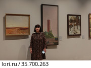 Открытие выставки "Метаморфозы соцреализма" В ЦДХ, Москва (2021 год). Редакционное фото, фотограф Дмитрий Неумоин / Фотобанк Лори