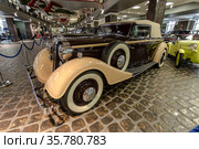 Retro car Horch 830BL "Glazer", 1939 in the Vadim Zadorozhny Museum of Technology. Moscow region, Russia (2020 год). Редакционное фото, фотограф Наталья Волкова / Фотобанк Лори