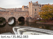 Bath, Somerset, United Kingdom. Old town (2017 год). Стоковое фото, фотограф EugeneSergeev / Фотобанк Лори