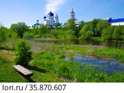 Боголюбово, Владимирская область. Свято-Боголюбский женский монастырь (2021 год). Стоковое фото, фотограф Natalia Sidorova / Фотобанк Лори