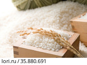 Straw rice bag. Стоковое фото, агентство Ingram Publishing / Фотобанк Лори