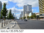 Улица Новый Арбат. Город Москва (2019 год). Редакционное фото, фотограф lana1501 / Фотобанк Лори