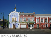 Рыбинск, Ярославская область, Россия. Улица Крестовая, 40/6. Подворье Дорофеевой пустыни (2021 год). Редакционное фото, фотограф Natalia Sidorova / Фотобанк Лори