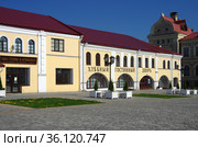 Красная площадь в Рыбинске, Ярославская область, Россия (2021 год). Редакционное фото, фотограф Natalia Sidorova / Фотобанк Лори