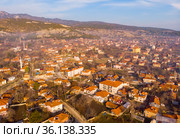 Flight over city Golhisar. Turkey. Стоковое фото, фотограф Яков Филимонов / Фотобанк Лори