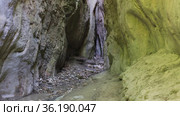 Unique natural creation Karadakh gorge in Dagestan , Russia. Стоковое видео, видеограф Алексей Кузнецов / Фотобанк Лори