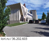 Уфимская Синагога «Ор Авнер Хабад Любавич» (ФЕОР) (2021 год). Редакционное фото, фотограф Максим Гулячик / Фотобанк Лори