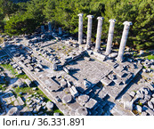 Temple of Athena in Priene. Стоковое фото, фотограф Яков Филимонов / Фотобанк Лори