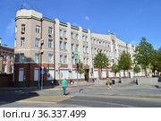 Бывший доходный дом Московского городского общества взаимного от огня страхования (построен в 1915 году, архитектор А.Э. Эрихсон). Министерство здравоохранения РФ. Неглинная улица, 25. Тверской район. Город Москва (2019 год). Редакционное фото, фотограф lana1501 / Фотобанк Лори