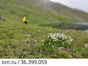 Озеро Кынгыр-Чад, Красный Карачай, КЧР. Стоковое фото, фотограф Оглоблин Андрей Николаевич / Фотобанк Лори