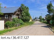 Деревня Сямозеро. Республика Карелия (2018 год). Стоковое фото, фотограф Дмитрий Шишков / Фотобанк Лори