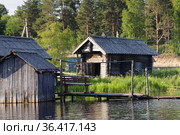 Деревня Сяргилахта. Республика Карелия (2018 год). Стоковое фото, фотограф Дмитрий Шишков / Фотобанк Лори