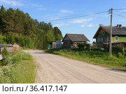 Деревня Сяргилахта. Республика Карелия (2018 год). Стоковое фото, фотограф Дмитрий Шишков / Фотобанк Лори