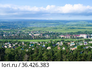View of the city of Cherkessk, Caucasus, Russia (2021 год). Стоковое фото, фотограф Сергей Фролов / Фотобанк Лори