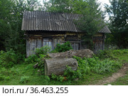 ld abandoned house in the village. Стоковое фото, фотограф Марина Володько / Фотобанк Лори